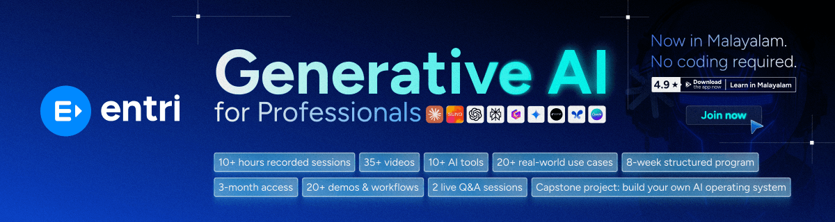 Generative AI for Professionals — Enroll now